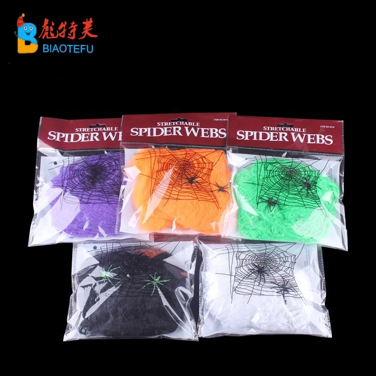 spider web with spider cobweb for indoor decoration