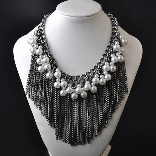 
2019 hot selling Heavy Indian Bridal Necklace Sets Gold Chain tassel necklace 