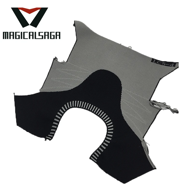 Jinjiang woven factory customized knit shoe upper material for sport shoes