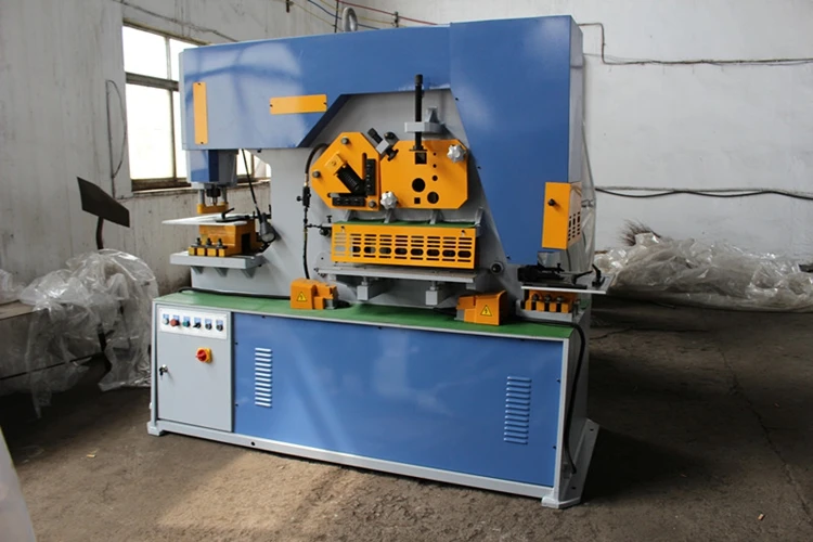 Universal OEM Hydraulic Ironworker Combined Punching and Shearing Machine Multi Function Ironwroker Machine Angle Metal Working