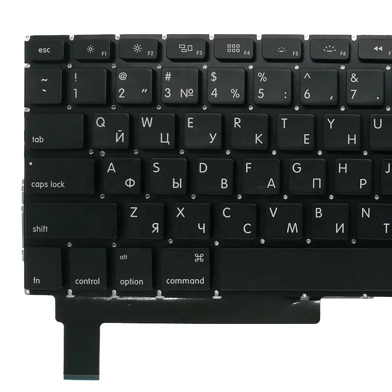 
Original new laptop Russian Keyboard for Macbook Pro 15' A1286 Ru keyboard compatible 2009-2012 year 