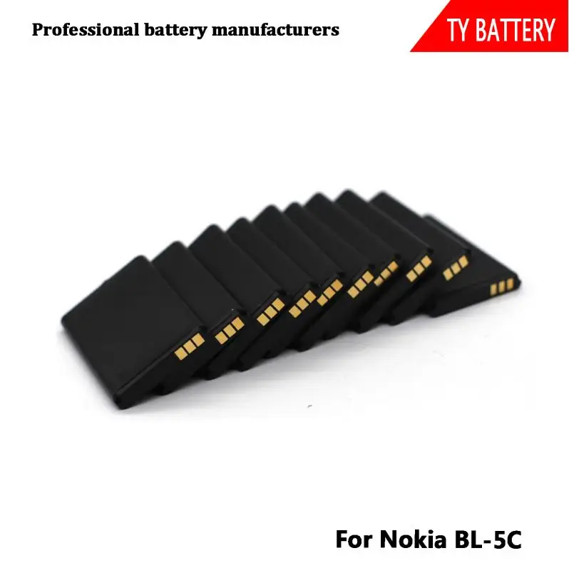 Высокое качество сотового телефона аккумулятор для Nokia BL-5C 3.7 В 1050 мАч 1200 мАч батареи