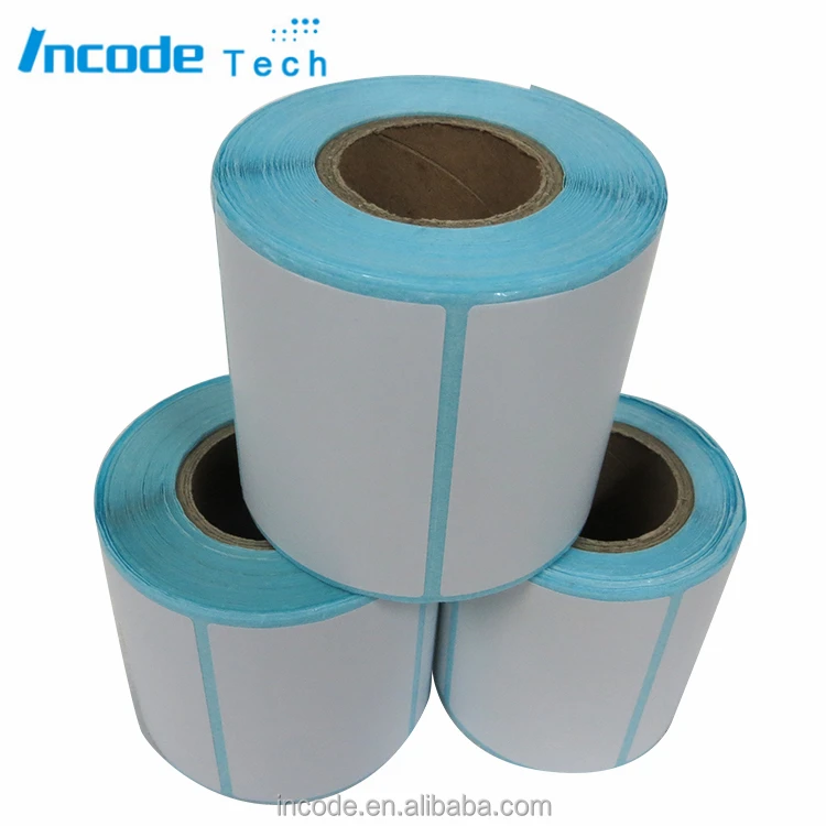 Wholesale Custom Size Bar code Label High Quality Self-adhesive Thermal Sticker Paper