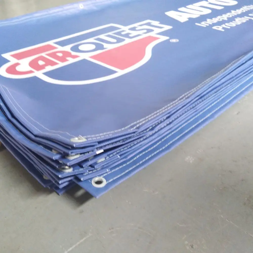 Outdoor high quality single side vinyl banner,hoarding outdoor vinyl banner for anniversary celebration