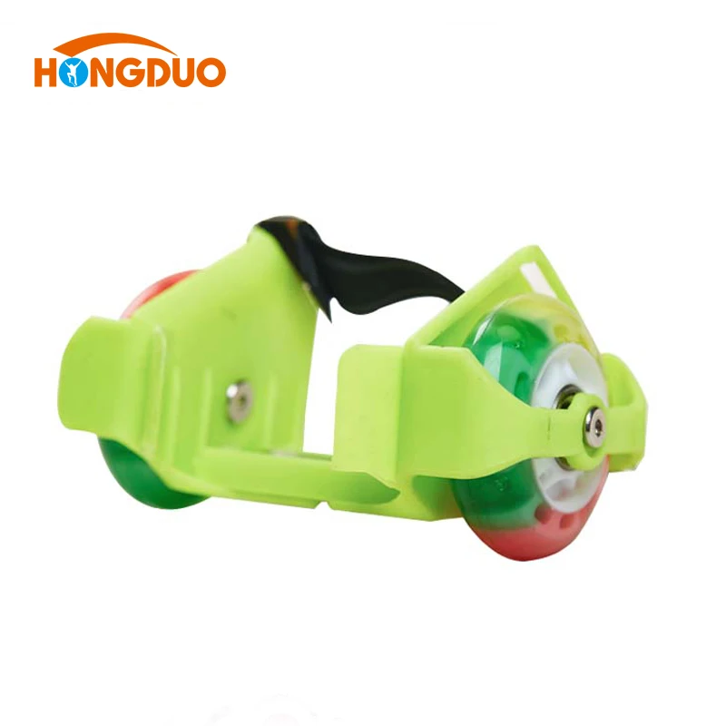 Kids Flashing Heel Skate Rollers Adjustable Two Wheels Skate Shoes Scooters One Size Fits Most