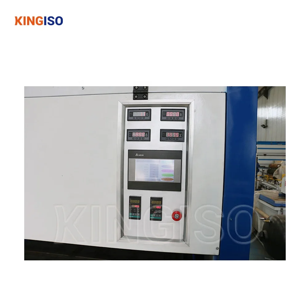 Positive and negative membrane press machine for veneer