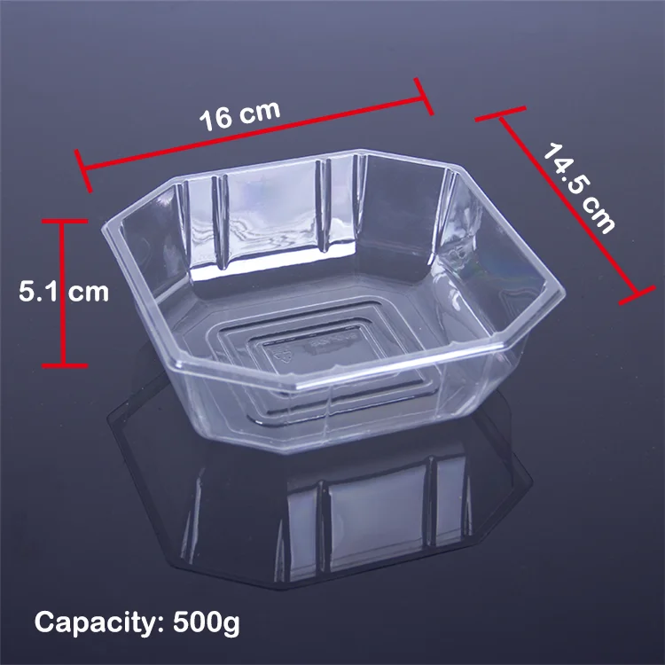 Disposable Food Grade Plastic yellow Blister Vegetable Fruit Meat Packaging Trays