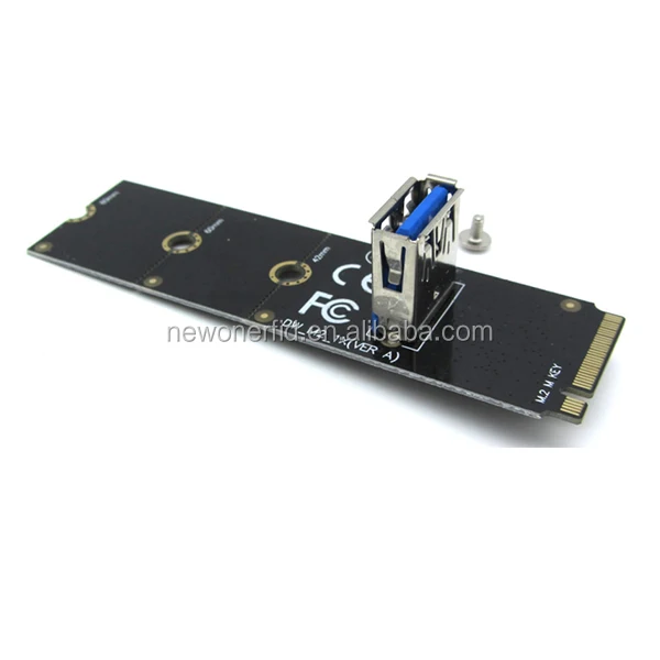 Factory sales USB 3.0 to NGFF M.2 B + M Key Male Adapter Converter Card