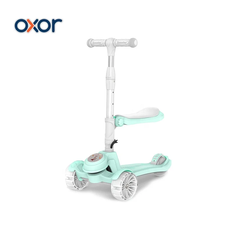 Aluminum Alloy 3 Wheel  New Style Children Scooter with Seat   3 in 1 Scooter