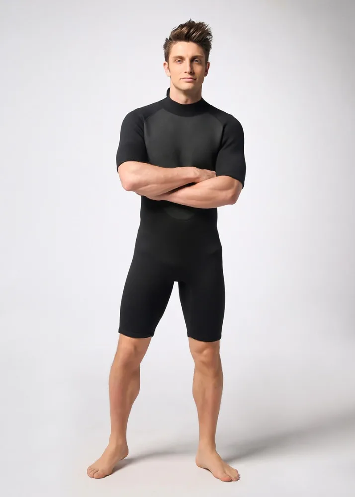 neoprene fabric swimming wetsuit surfing shortie wetsuit