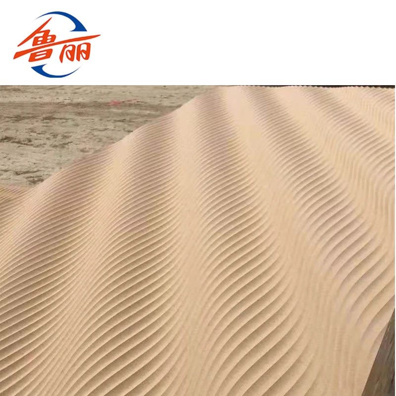 
China LuLi Group Decorative 3d MDF Wall Panel 