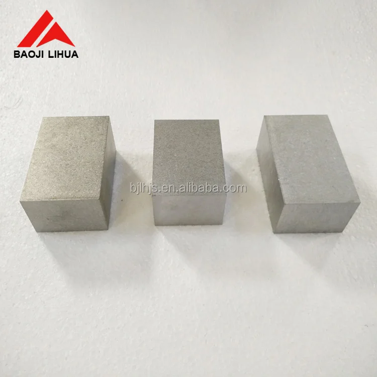 
ASTM B381 Gr5 Ti6al4v Titanium Ingot Ti Block Industrial Titanium Alloy Square LH Bright Metallic Forged Is Alloy 5kg CN;SHA 
