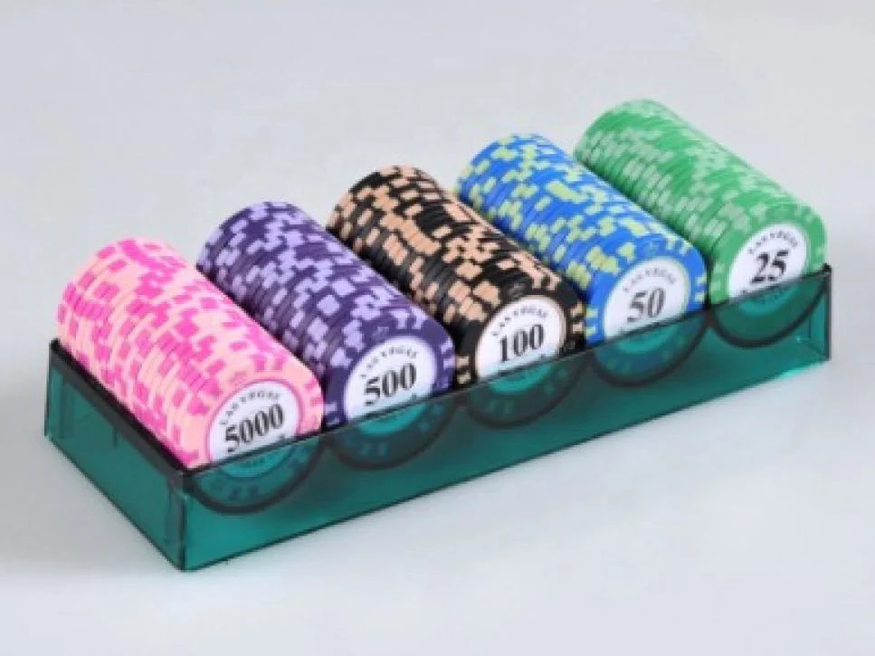 100ps 200pcs  poker chip  rack holder tray  with lid or without lid