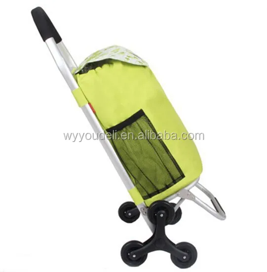 2014JIAFEI hot sale product shopping cart with bag ,folding luggage 6 wheel shopping trolley