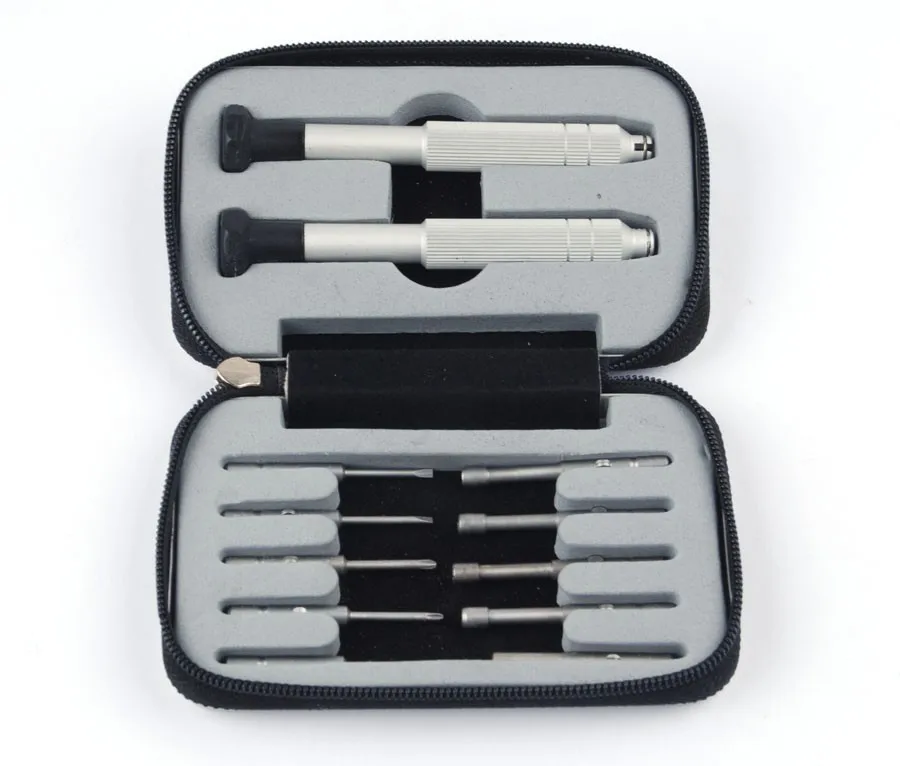 unique design best price sunglasses screwdriver set with zipper metal case