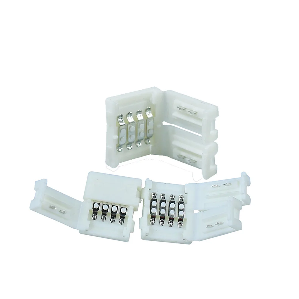 3 pin led strip connector 3 wire 4wire solderless male female led connector