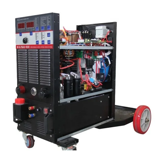 High Speed Double Pulse MIG/MAG 500A Welders Aluminum Welding Machine