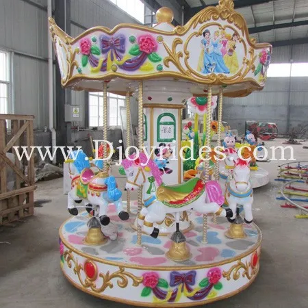 6 seats amusement park kids carousel for sale/6 seats merry go round rides for sale