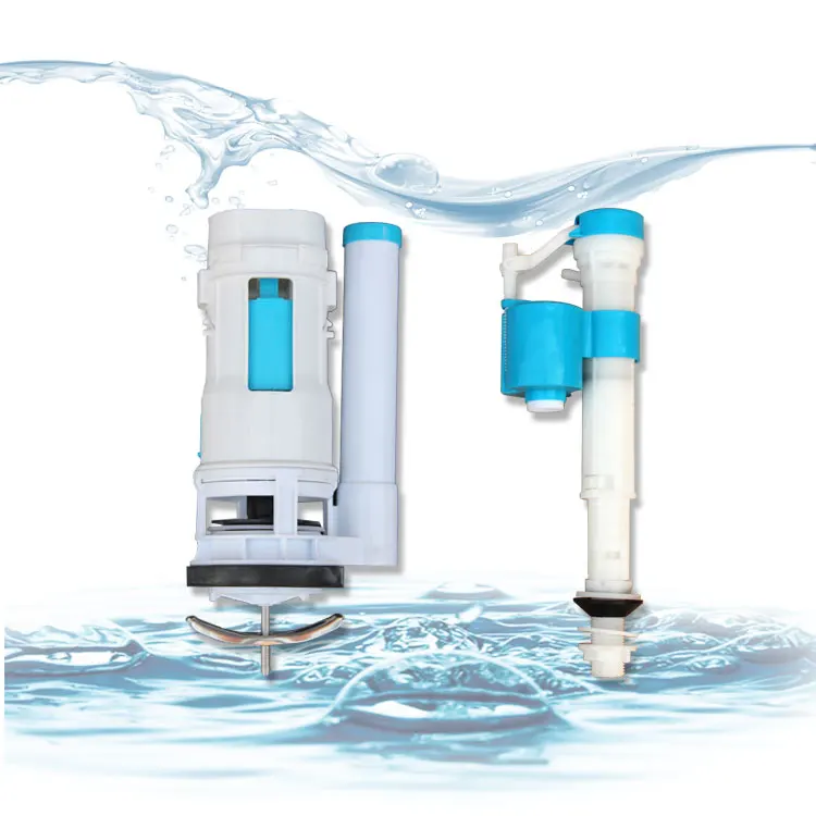 Sanitary ware dual fush valve toilet tank adjustable siphon flush valve