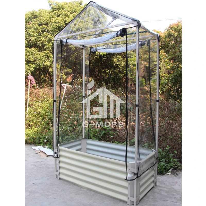 Сад эксперт G-MORE 120x60x220 см сад расти кровать с крышкой (GM61012-P)