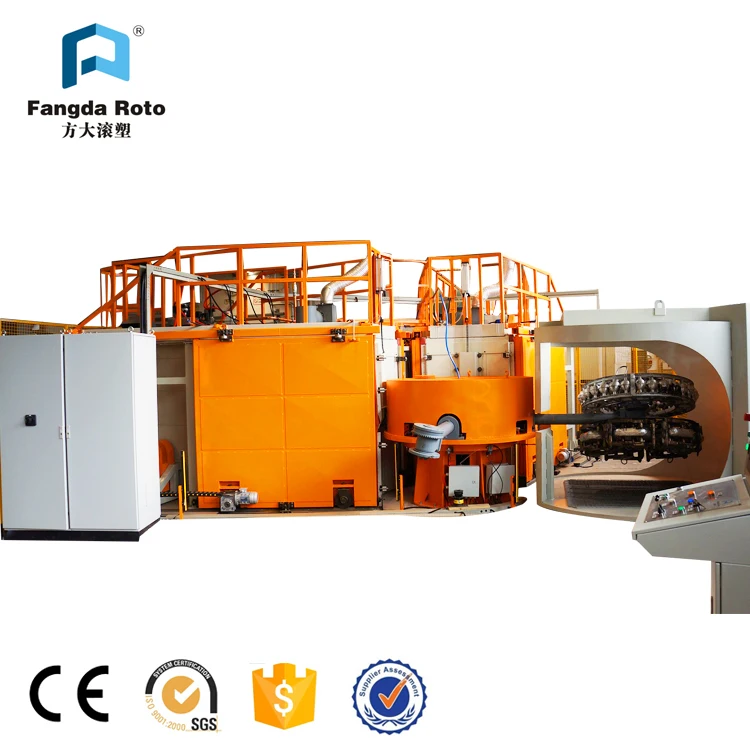 
Fangda brand pvc toys making machine Three arms PVC rotomolding machine 
