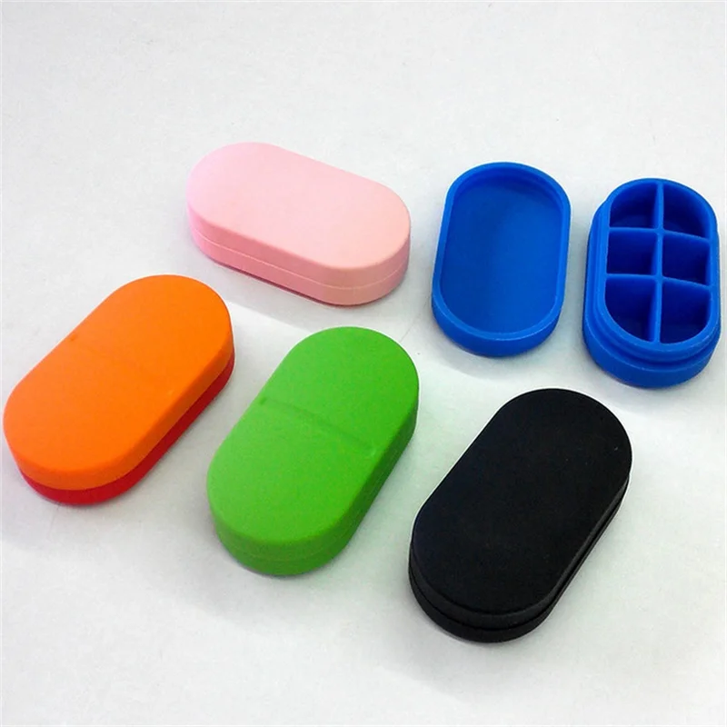 Маленькая милая коробка для таблеток, портативный дорожный Чехол для таблеток, карманный влагостойкий держатель для таблеток