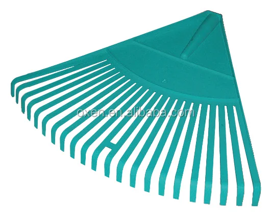 plastic garden lawn grass rake without handle