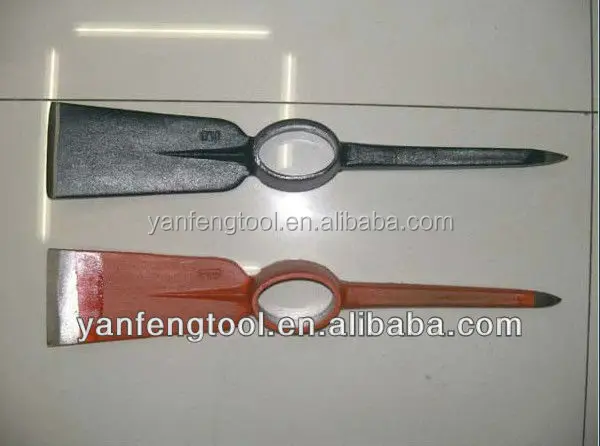 hand tool drop forged small pickaxe types P406/pickaxe digging tools hoes