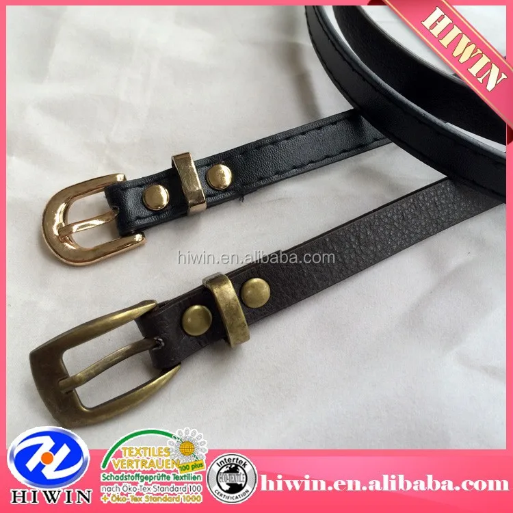 Metallic PU Belt with Shiny / Gunmetal Pu leather belt / Metal Buckle ladies new fashion belt