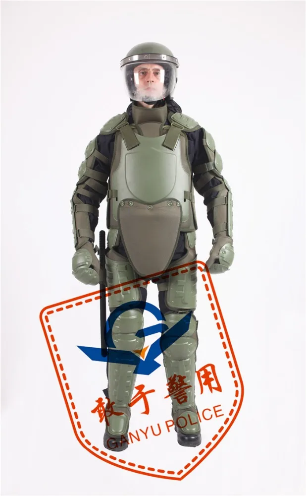 Зеленый Анти-Бунт Костюм для Полиции, Армии и Безопасности