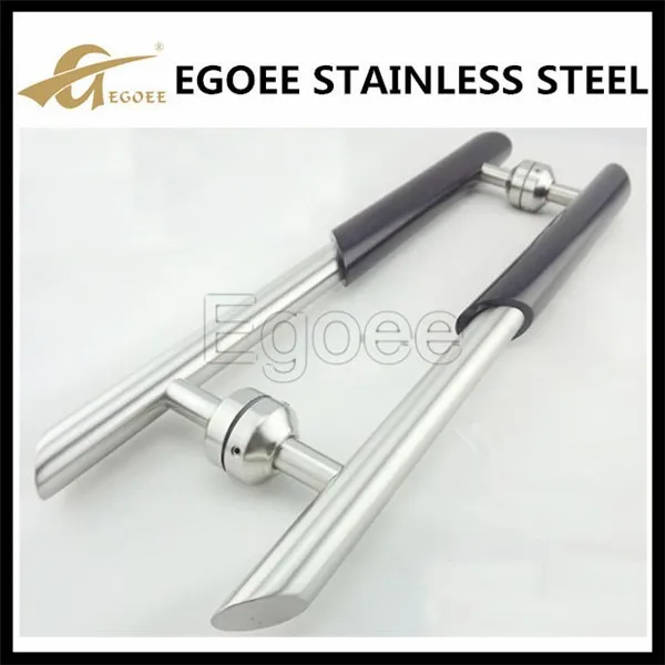 Wholesale China durablel sus 304 cold room door handle set,black door handle