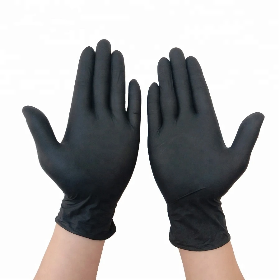 Waterproof Comfortable Soft Home Rubber Work Kitchen Brand Pure Nitrile Gloves