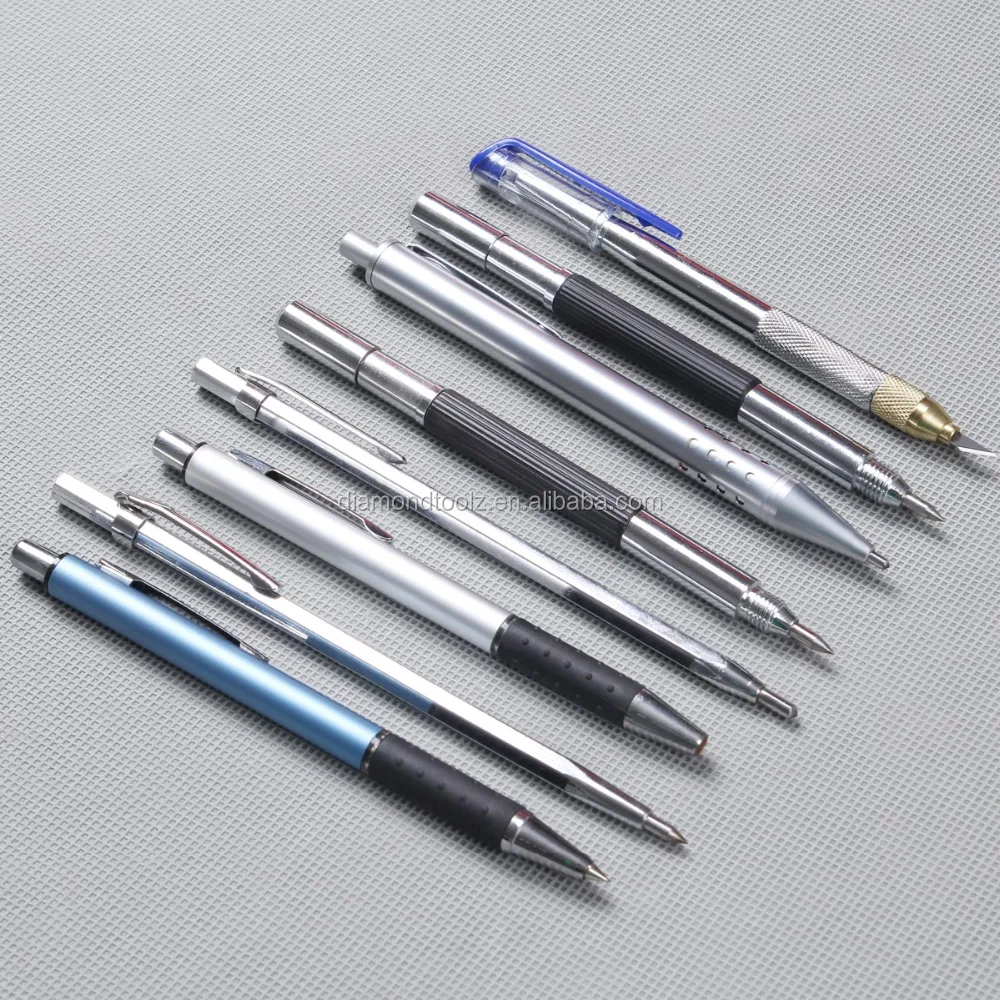 Tanlentool natural diamond glass scribe pen engraving pen style scribe glass marker pen with diamond tip