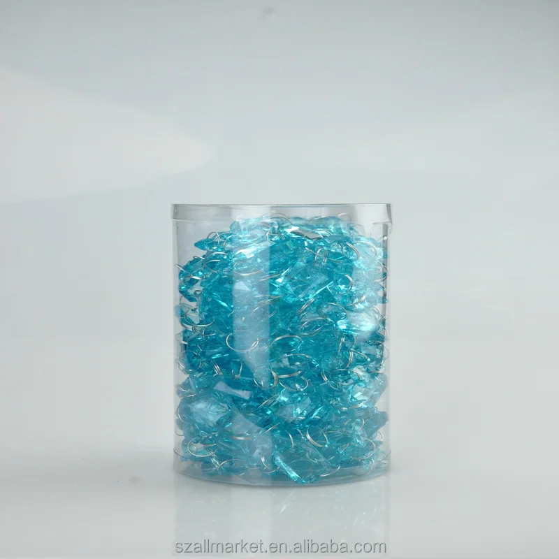 9.2m long luxury acrylic crystal octagon l bead curtain for events and wedding decoration