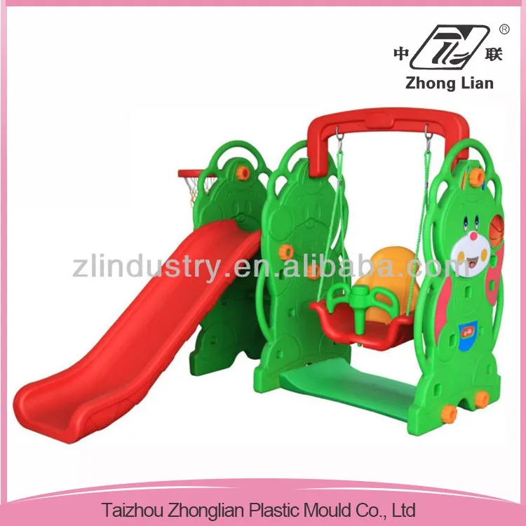 Durable cheap school plastic play indoor swing for children