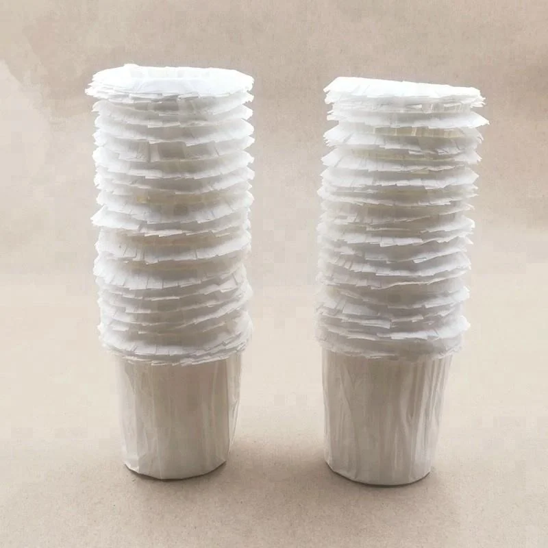 Кофейная капсула чашка k чашка Натуральный Цветной фильтр Одноразовый бумажный фильтр для кофе