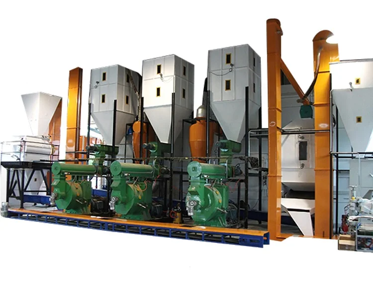 8mm Wood pine sawdust pellet line / StrawPellet Making Machine Line