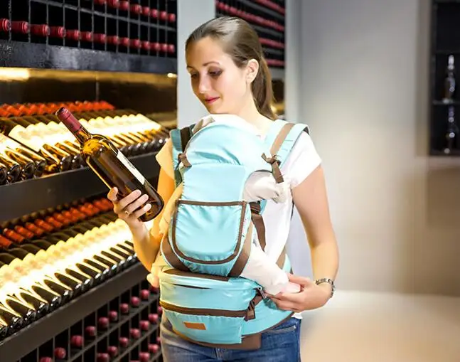 Многофункциональный Детский Рюкзак-переноска с покрывалом для держатель ручной Рюкзаки-кенгуру для малышей, размеры от 0 40 месяцев младенческой