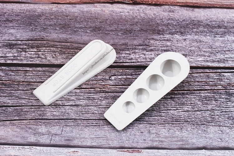 2pcs pack Blister card Classic Rubber Door stop rubber door wedge door stopper