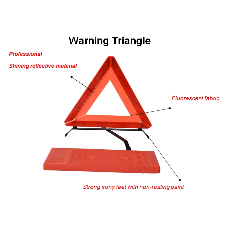 roadside warning triangle for emergency safety reflector warning triangle warning triangle labels