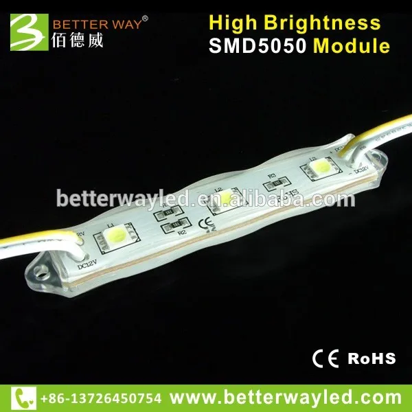 Smd5050 3 светодиодов модуля питание 0.72w 66lm rishang yunao привело пять лет