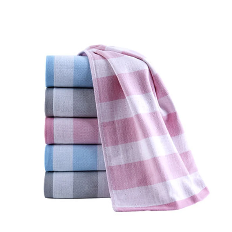 Китайский производитель продавает оптовые 100% микрофибра ткань изготовление размеров под заказ в полоску банные полотенца мочалки салфетки для бани халаты детское полотенце для лица