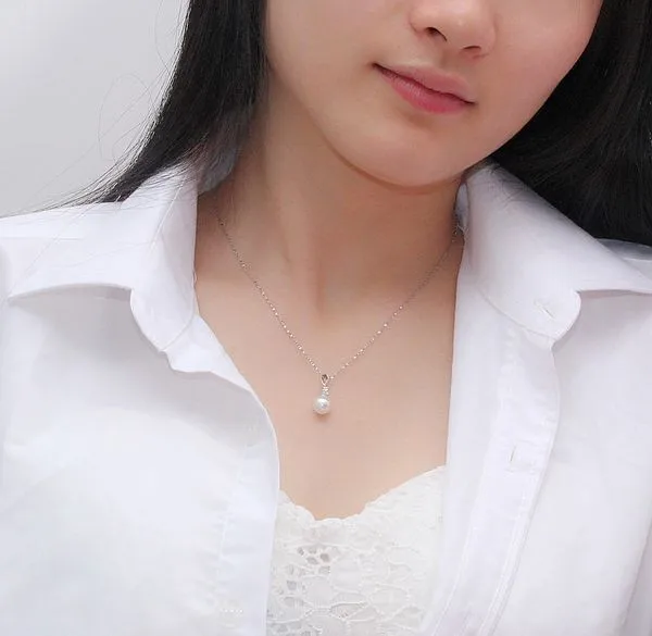 XD Sterling silver pendant mount findings pearl pendant semi mount jewelry mountings settings