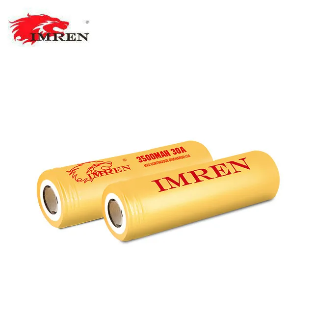 Бестселлер IMREN 18650 3500mAh 30A глубокий цикл imr батареи