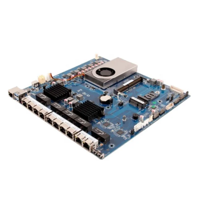 
Intel skylake 3855u embedded motherboard with 10 1000M lan for network pfsense firewall router 