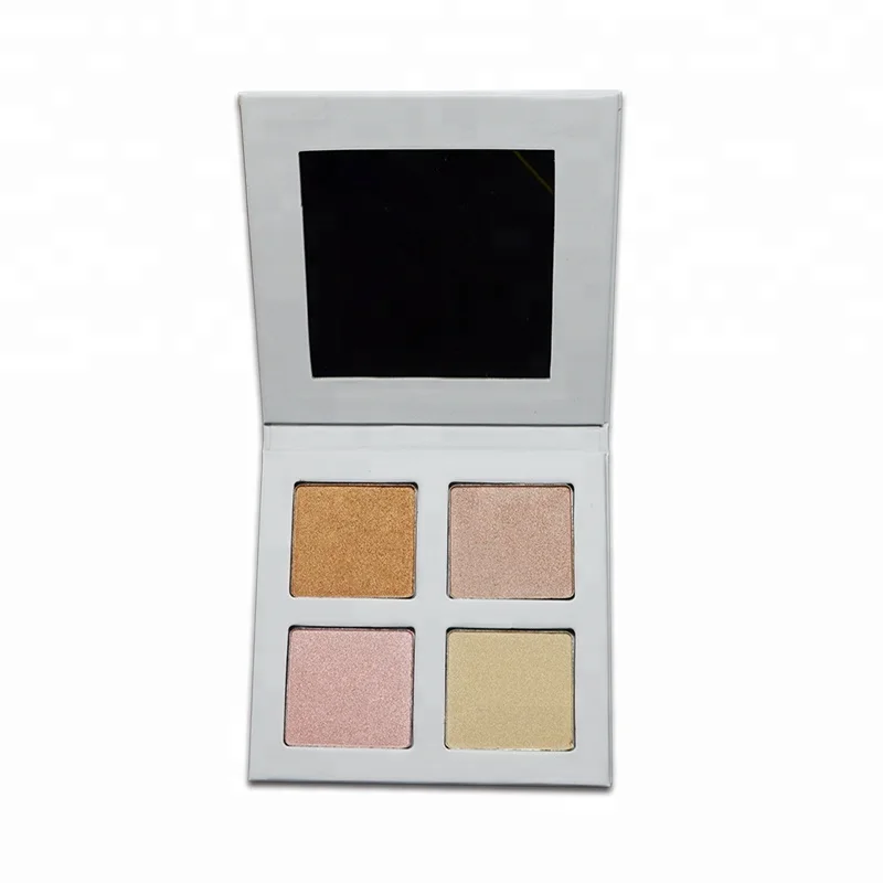 Hot selling cosmetics face powder high pigment makeup highlighter palette