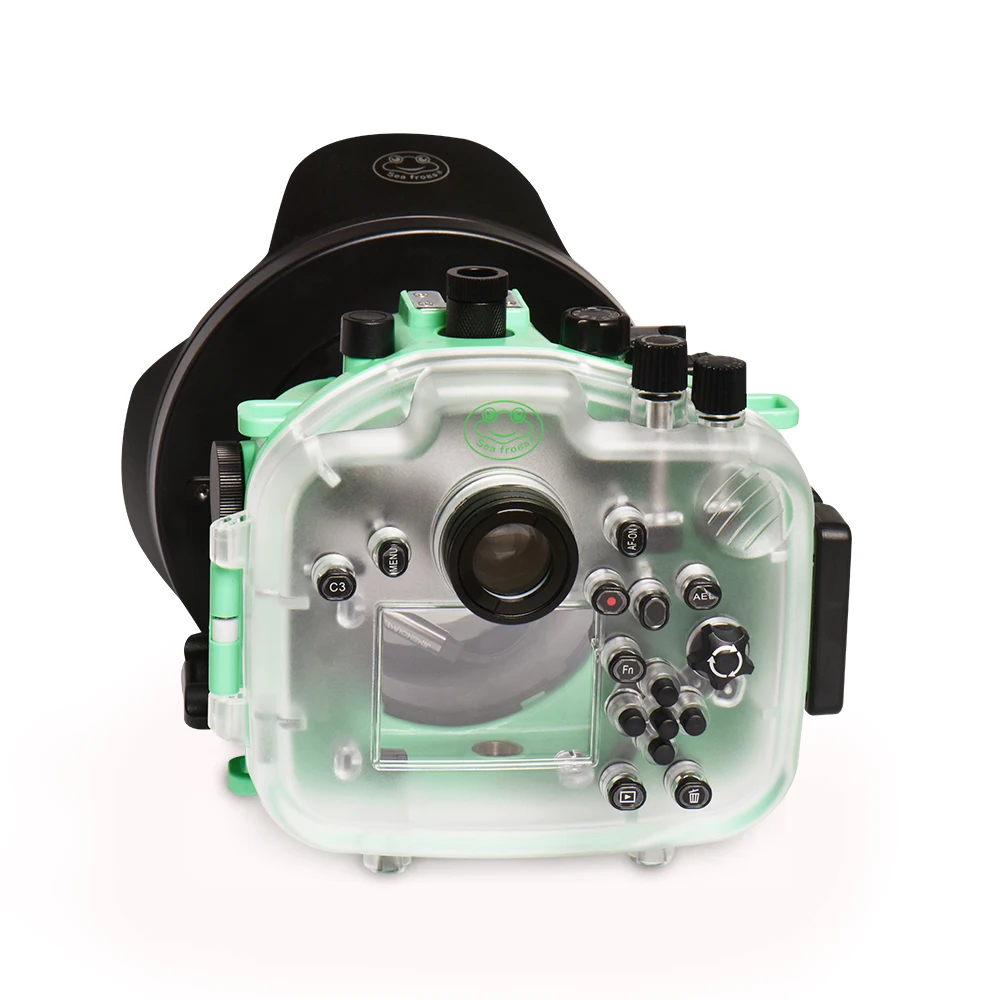Seafrogs A7RIII(16-35MM) Waterproof Diving Housing Cover 40m Underwater Diving Camera Case with dome port for Sony A7R III