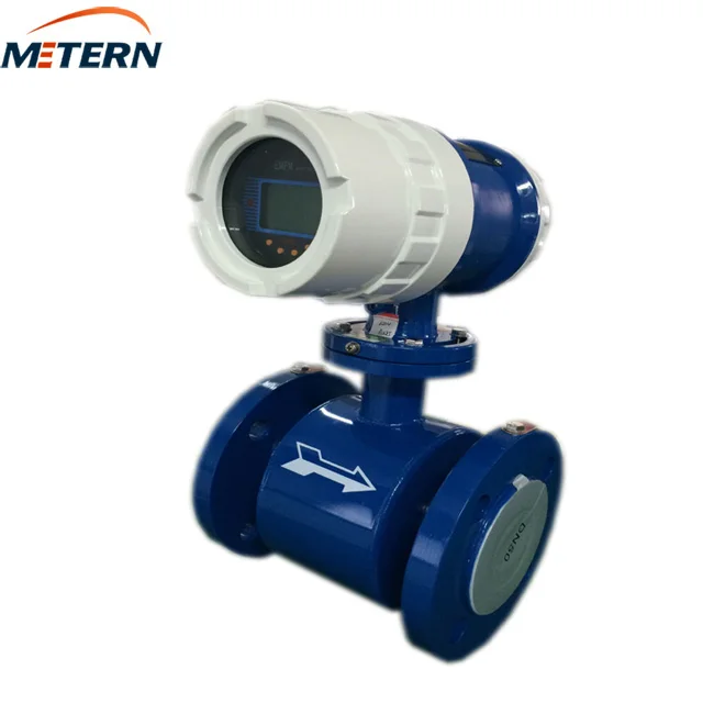 ANSI flange clamp magnetic flow meter China low price various output modes electromagnetic flowmeter