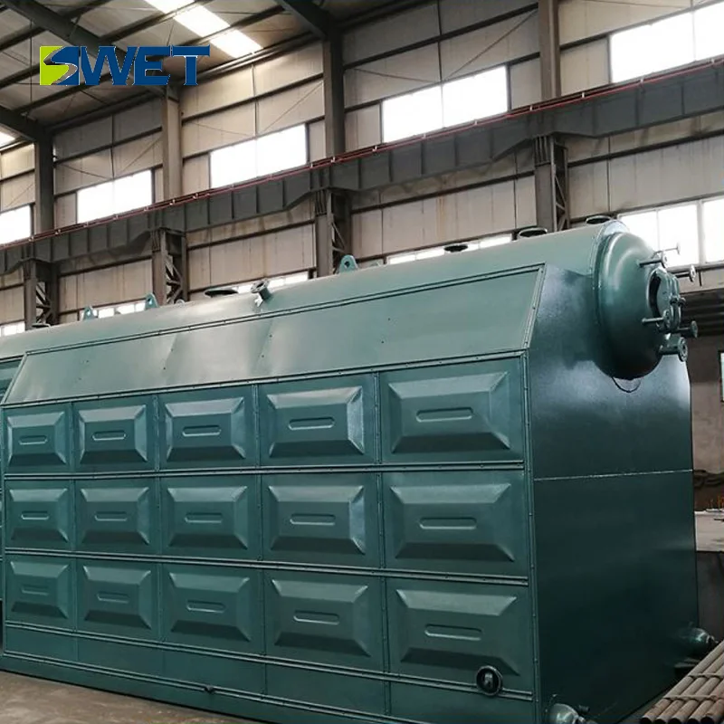 Low pressure biomass boiler fired Double drum chain(SZL)10T steam Boiler