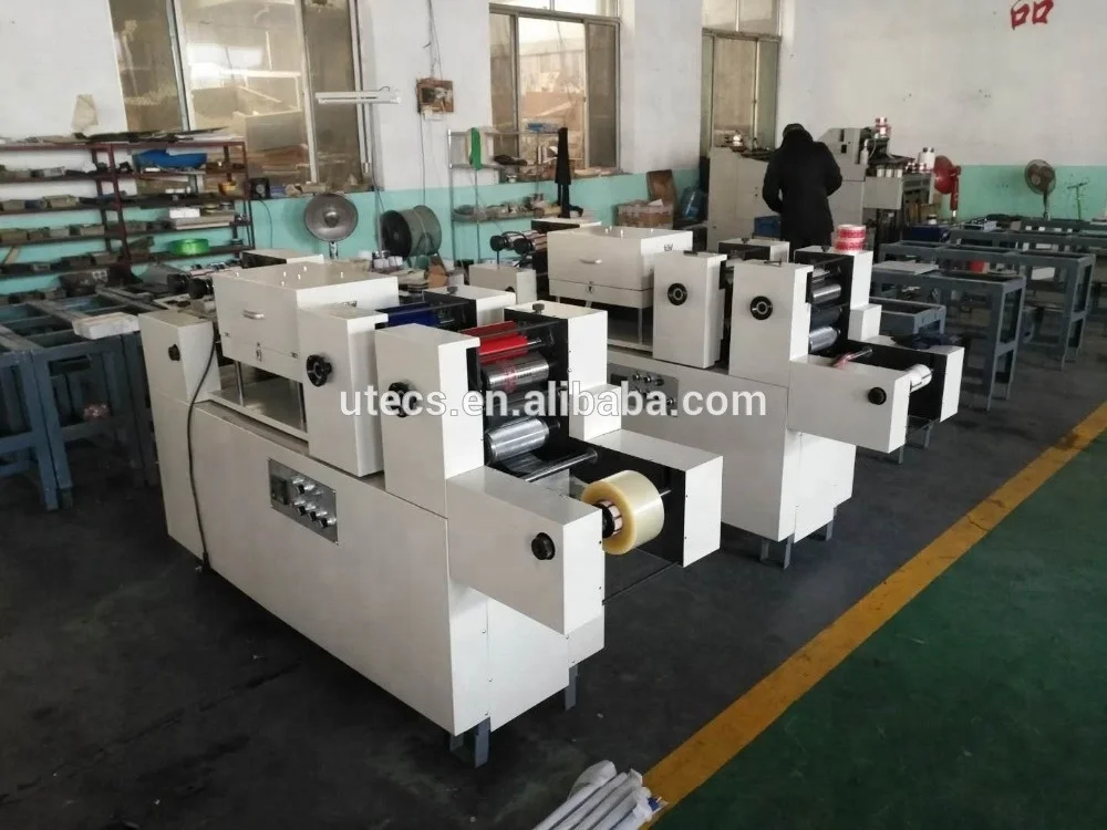 UT160 Automatic transparent BOPP carton sealing tape printer opp scotch label printing machine